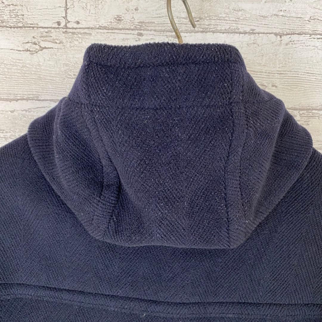 90's モントゴメリー　ヘリンボーン織　ウール100% 紺色　US38 英国