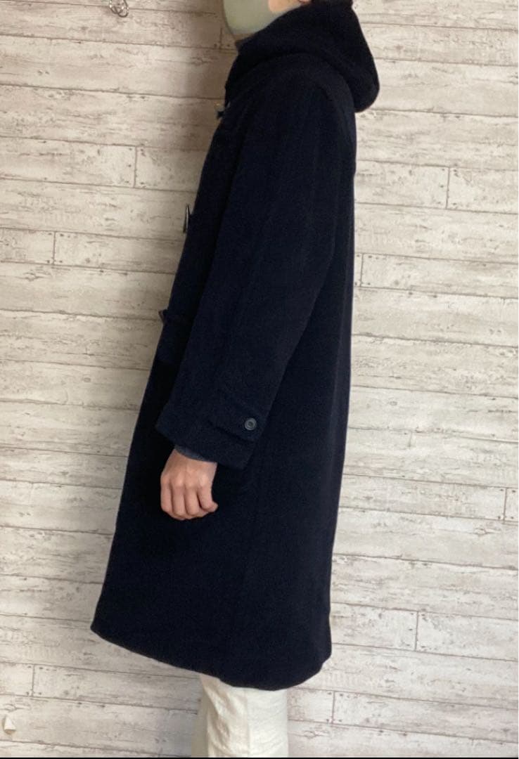 90's モントゴメリー　ヘリンボーン織　ウール100% 紺色　US38 英国