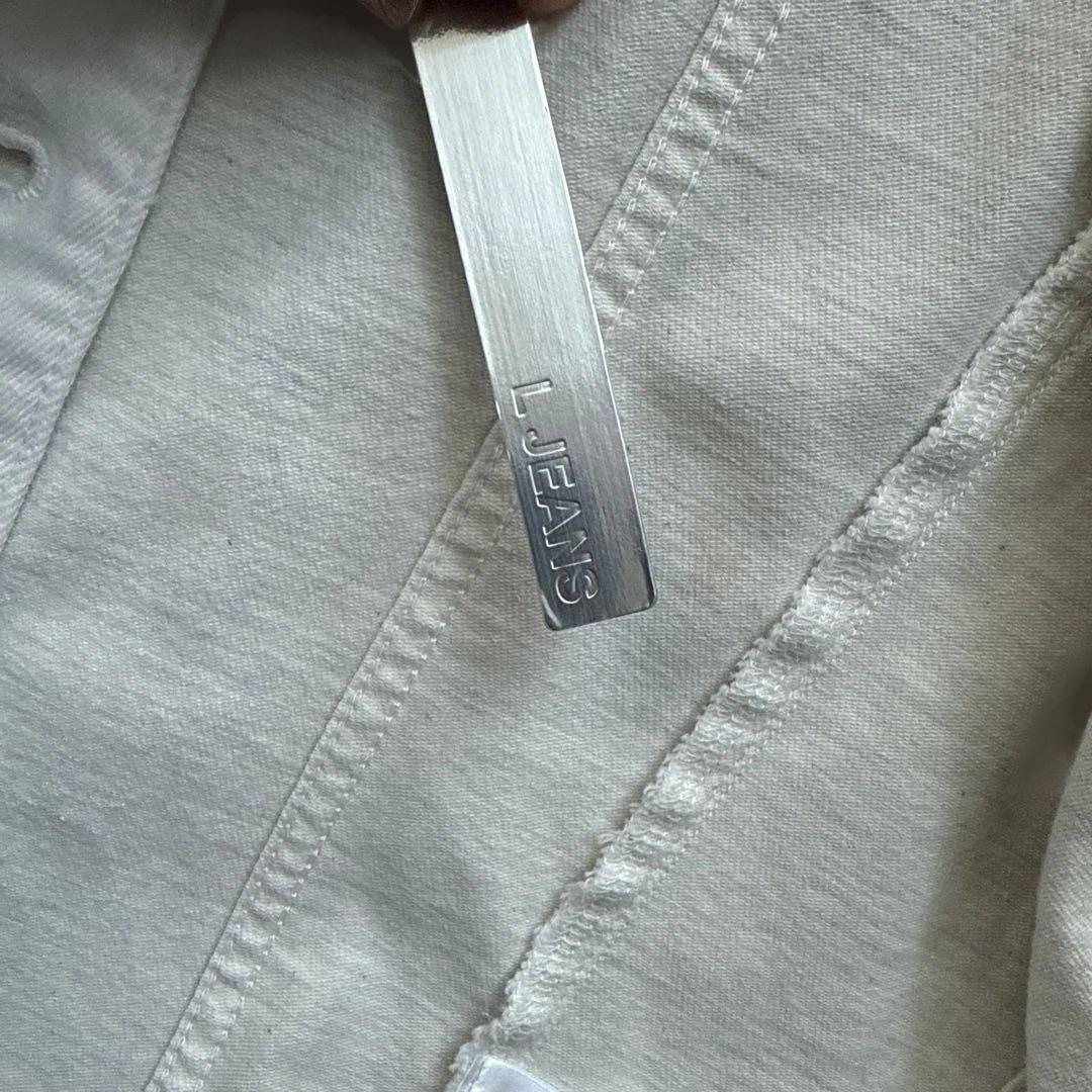 Leilian ホワイトデニムジャケット　13