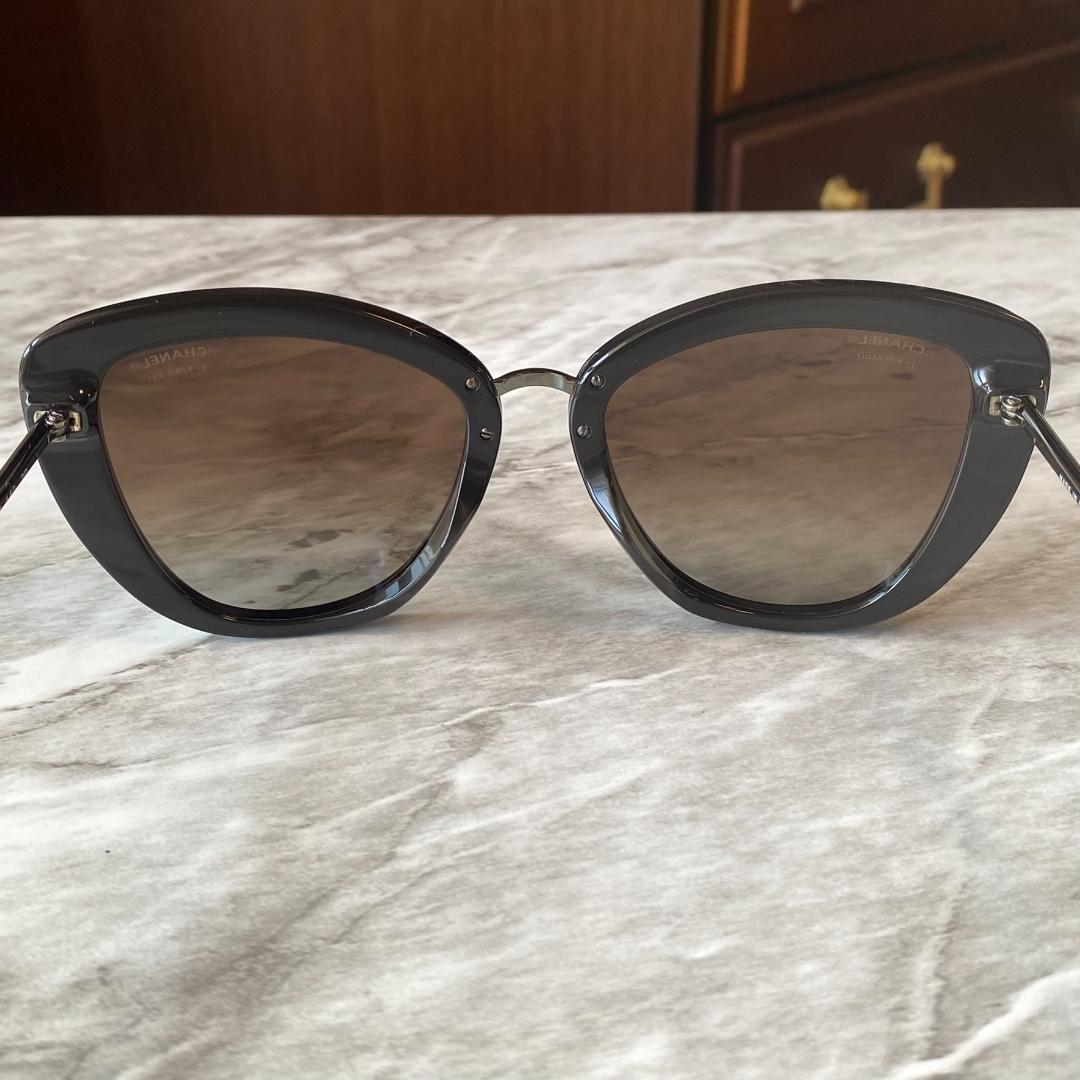 1309【新品 CHANEL】シャネル★サングラス★キャットアイ★ブラウン★茶色