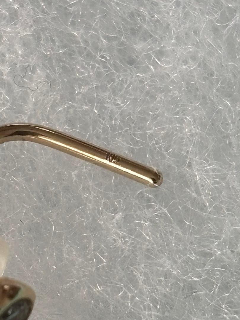 Hirotaka ヒロタカ　ダイヤモンドドロップピアス