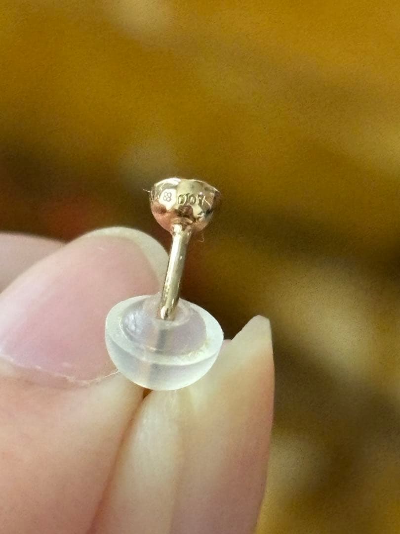 Hirotaka ヒロタカ　ダイヤモンドドロップピアス