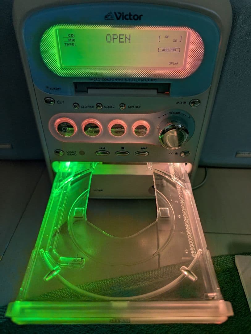 【説明書付】VICTORマイクロコンポ UX-QX1