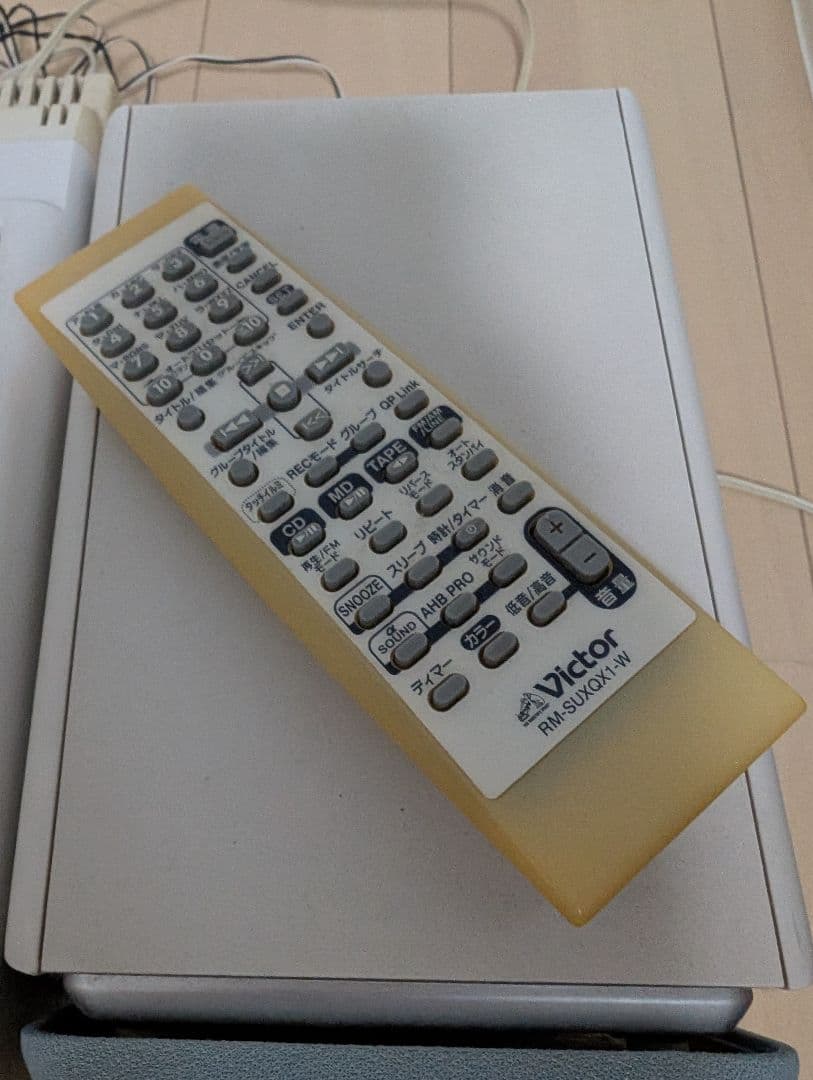 【説明書付】VICTORマイクロコンポ UX-QX1