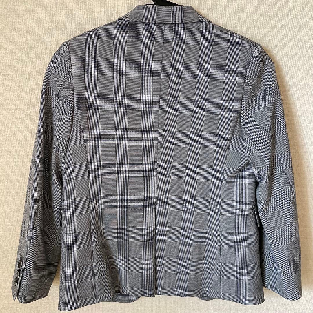 ビームスデザイン　130 グレー　チェック　ブルー　スーツ 入学式　男の子