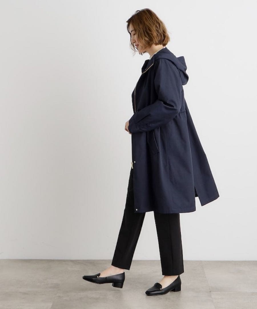 未使用 撥水3WAYキルトライナーセットロングマンパ ネイビー L