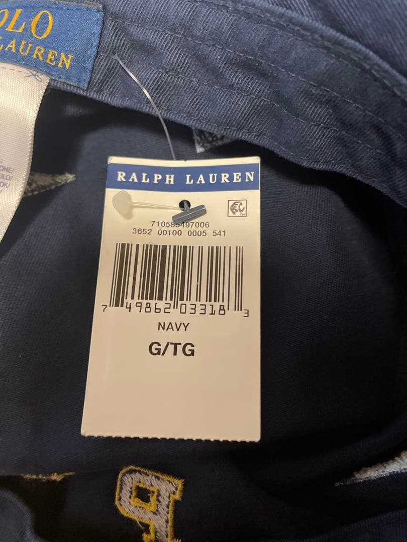 新品POLO Ralph Laurenカレッジ バケットハット