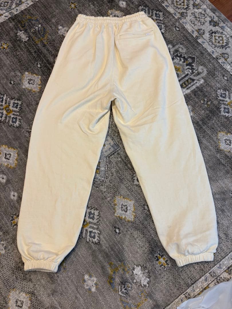 ballaholicスウェットパンツクリームLアシックスメンズレディースバスケ