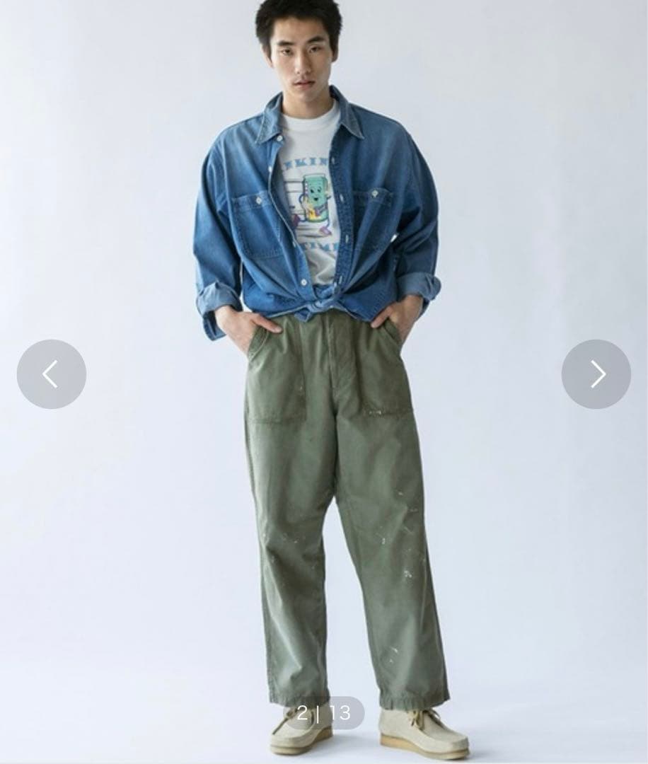 johnbullハードワーカーHWベイカーパンツペイントヴィンテージ加工