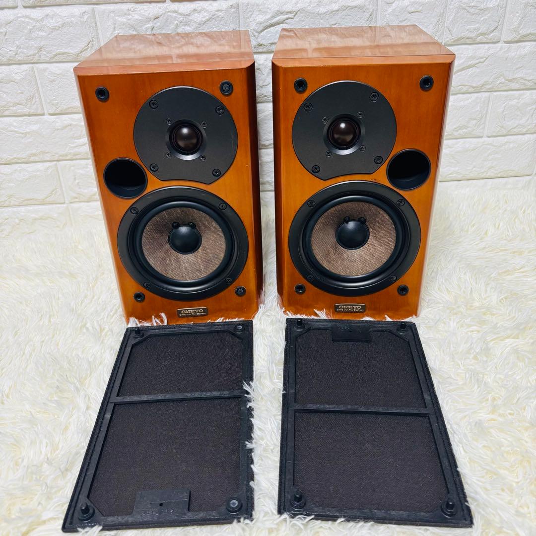 【名機】ONKYO D-102EX 　ブックシェルフ型スピーカー　シリアル同番