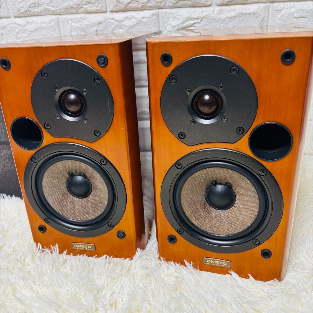 【名機】ONKYO D-102EX 　ブックシェルフ型スピーカー　シリアル同番