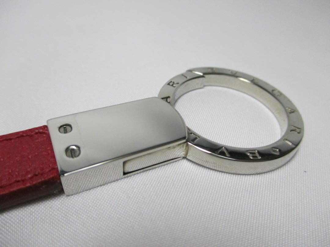 新品 ブルガリ キーリング キーホルダー 赤 本物 箱付き ラッピングOK♪