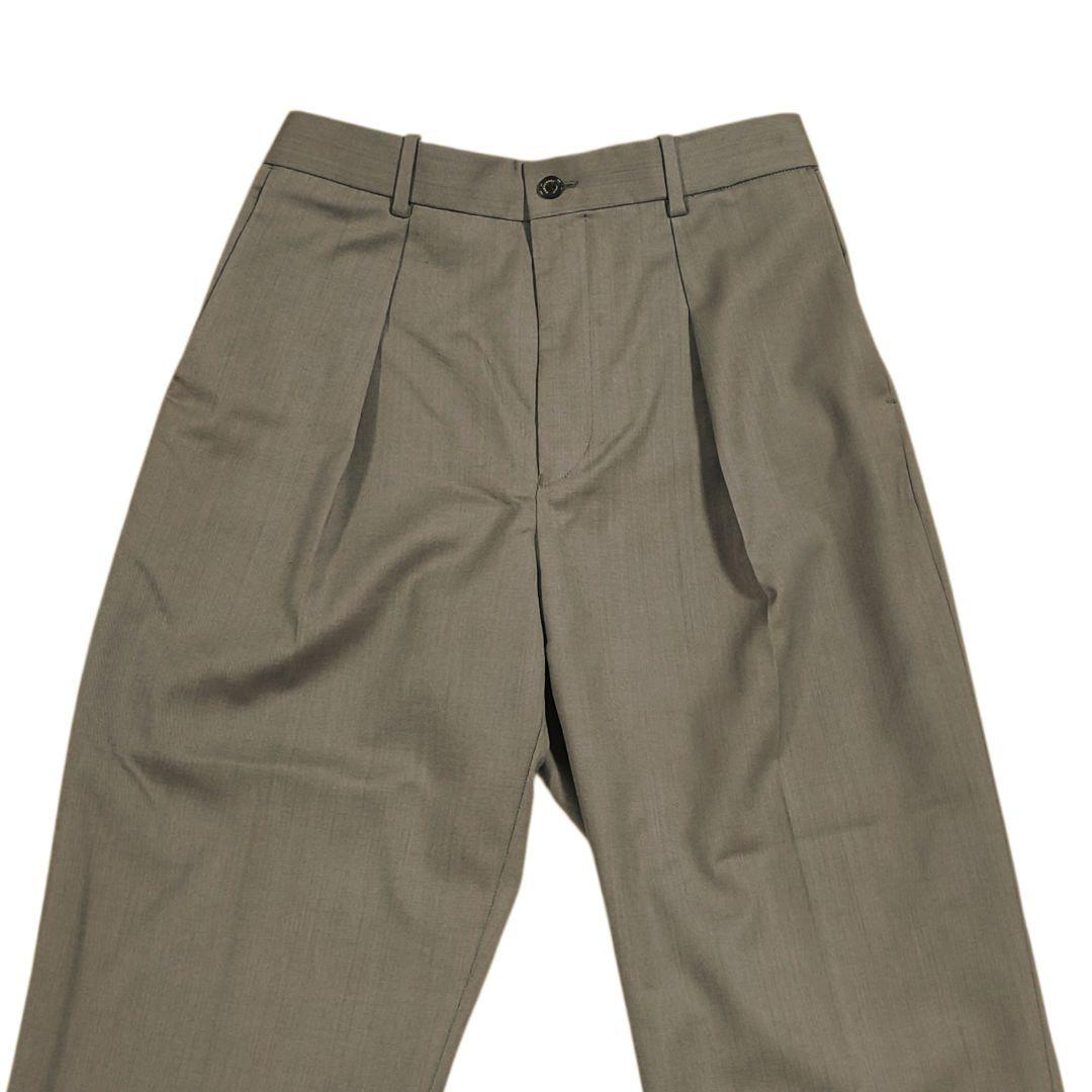 美品✨️MARKAWARE PEGTOP トラウザーズ L グレージュ ウール