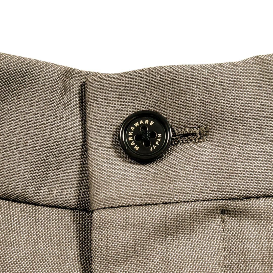 美品✨️MARKAWARE PEGTOP トラウザーズ L グレージュ ウール