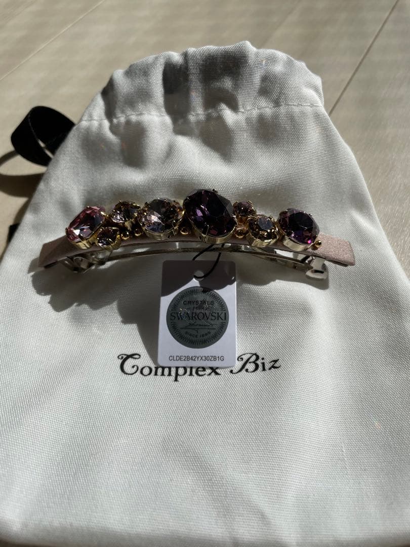 えりさん専用→Complex Biz スワロフスキー ヘアクリップ