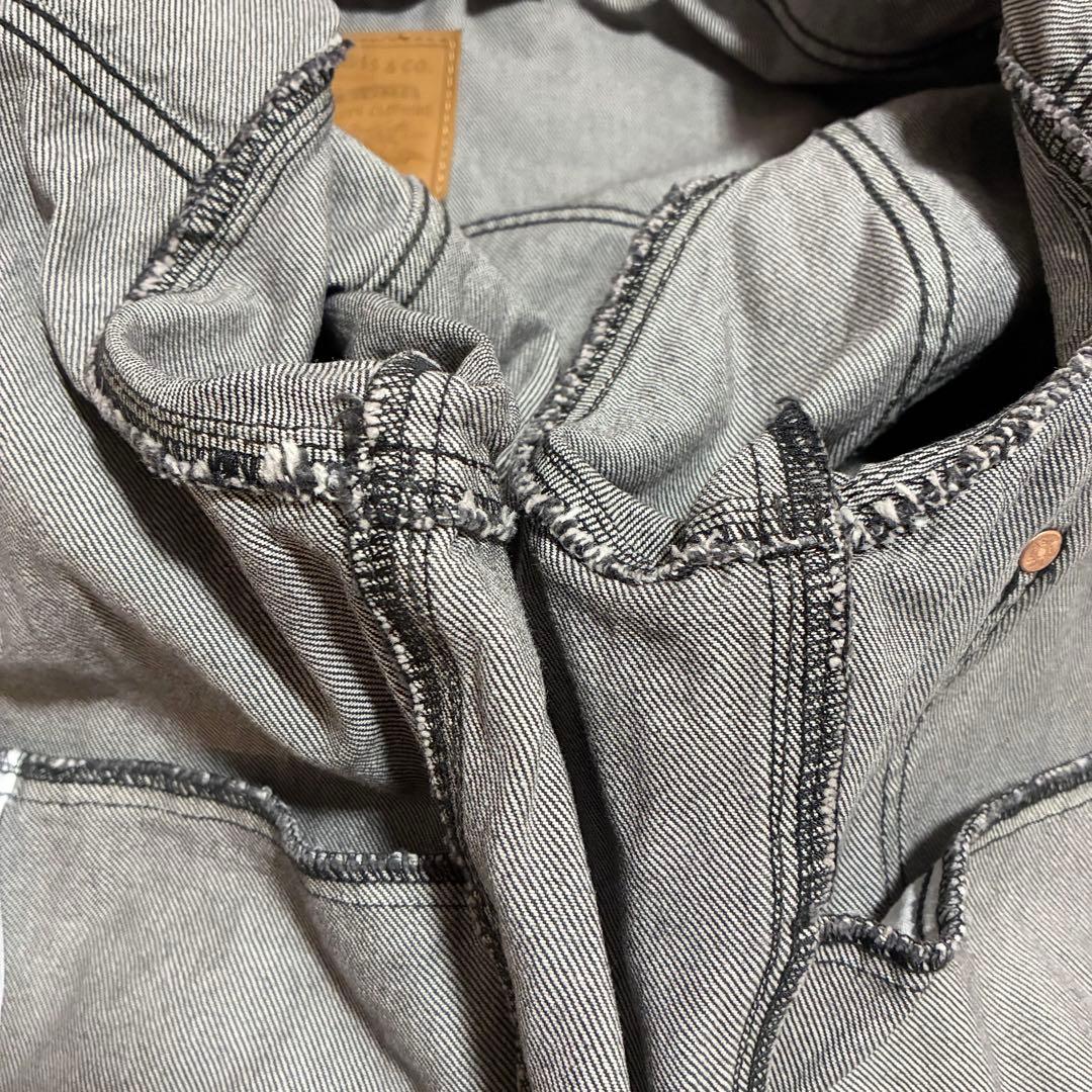 【LEVI’S PREMIUM】タイプ1 BIG E ノーカラーデニムジャケット