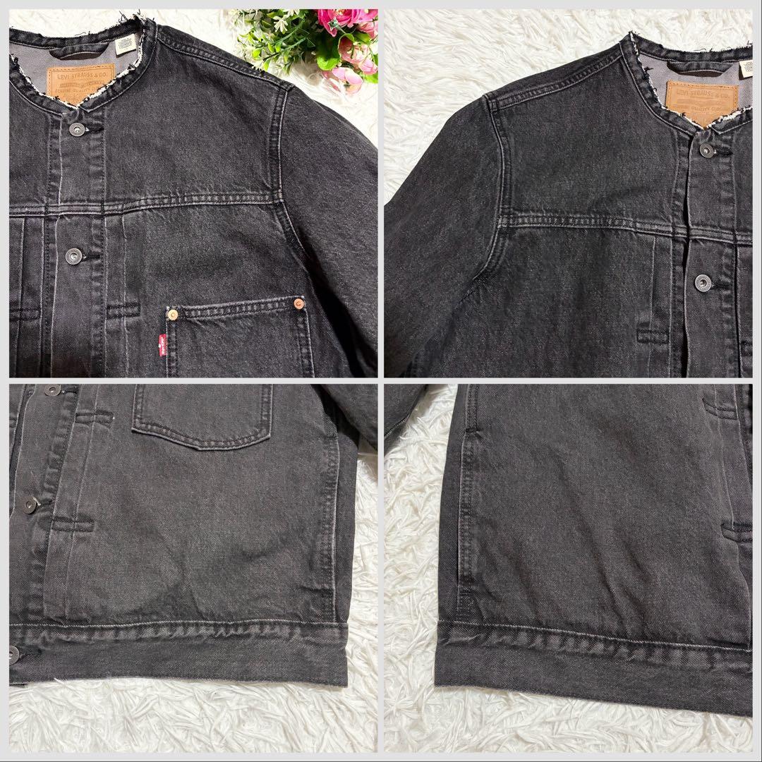 【LEVI’S PREMIUM】タイプ1 BIG E ノーカラーデニムジャケット