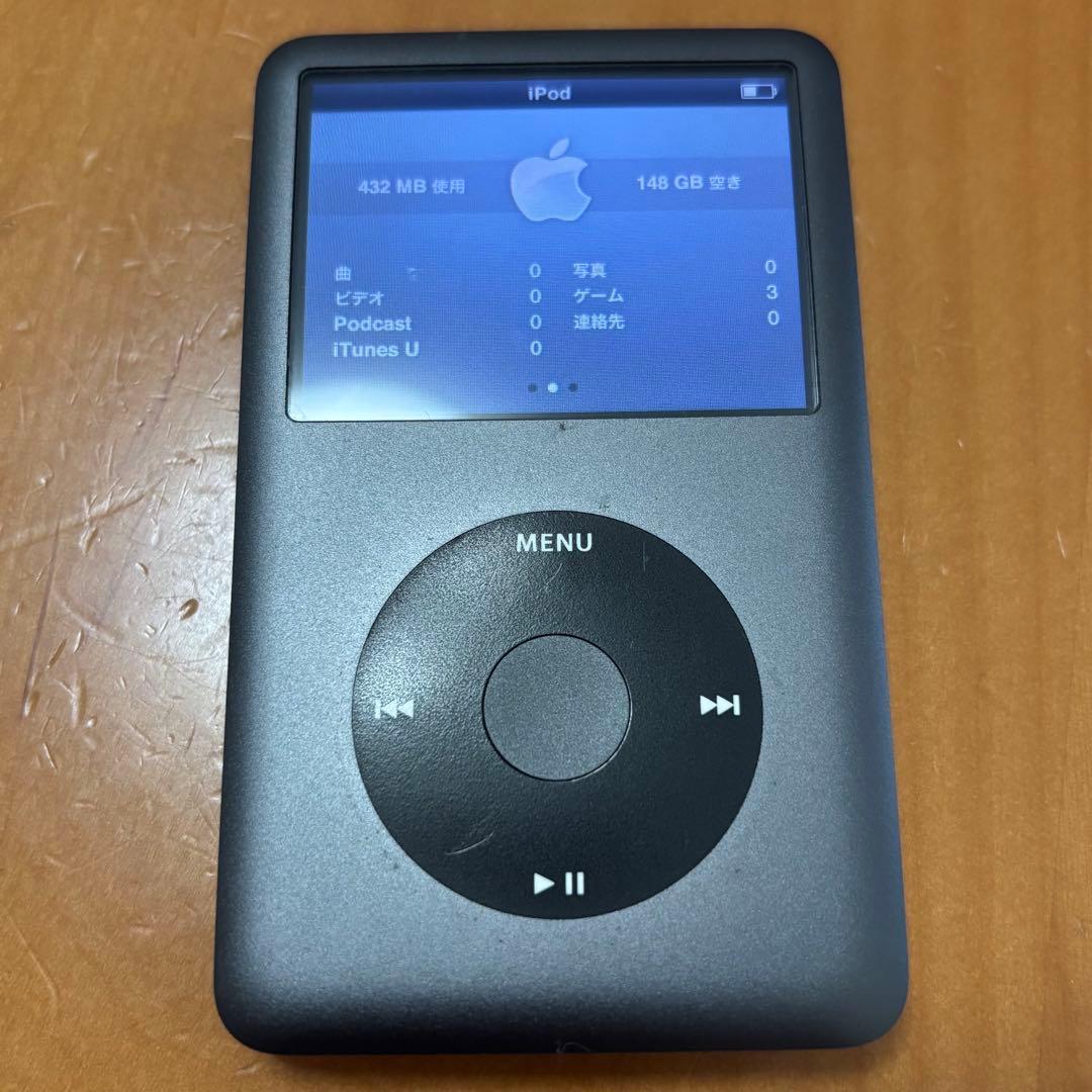 【ジャンク品】Apple iPod Classic 160GB 付属品有り