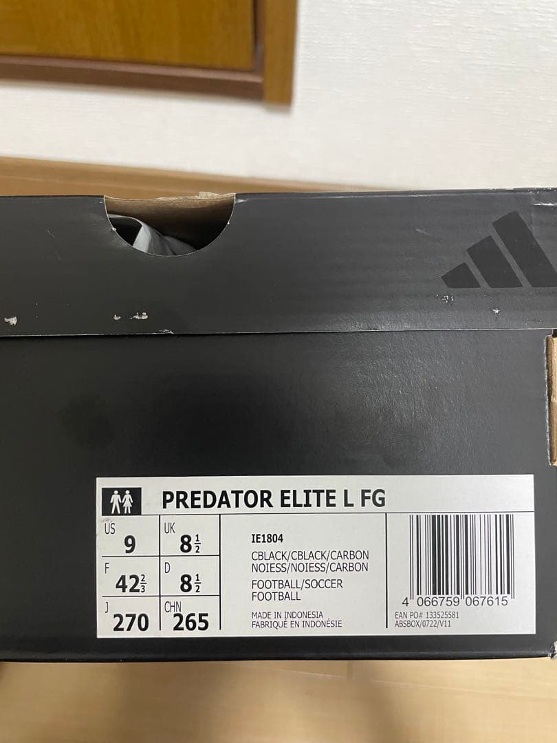 adidas PREDATOR ELITE L FG 箱、袋あり