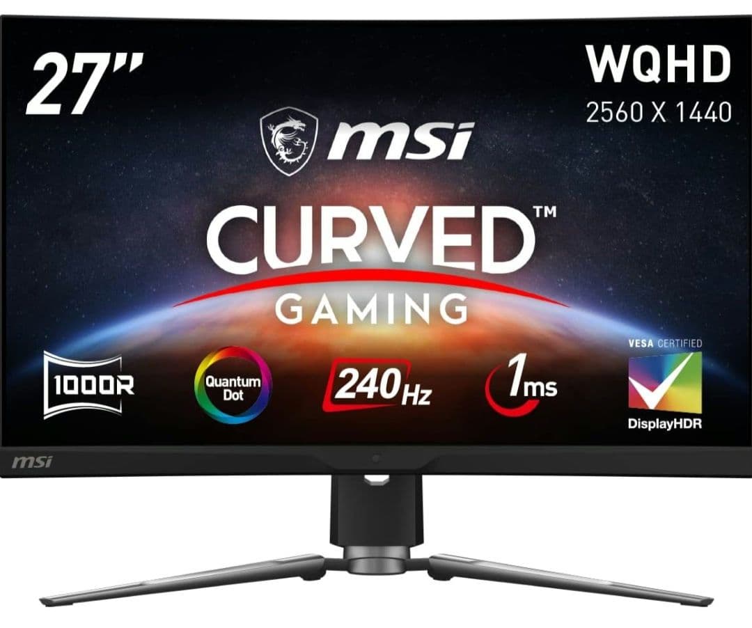 【美品】MSI ARTYMIS 273CQRX-QD 27インチ WQHD