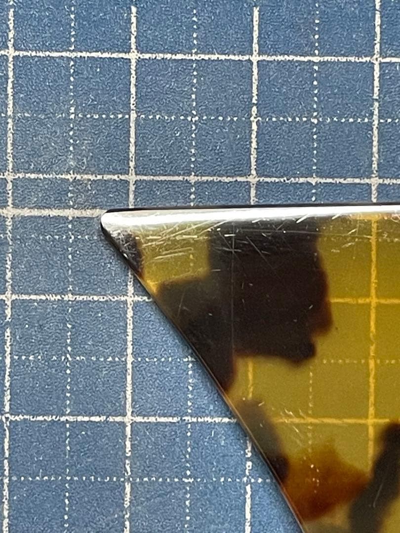 津軽三味線　べっ甲バチ　手元水牛べっ甲総貼り