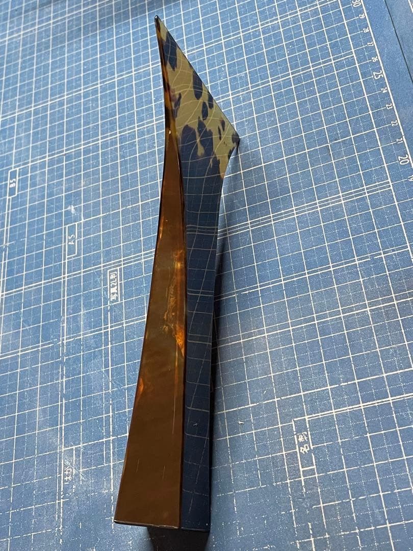 津軽三味線　べっ甲バチ　手元水牛べっ甲総貼り