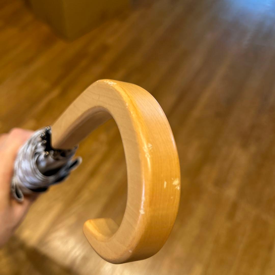 サンバリア 日傘　Sサイズ　ストライプ　モカ