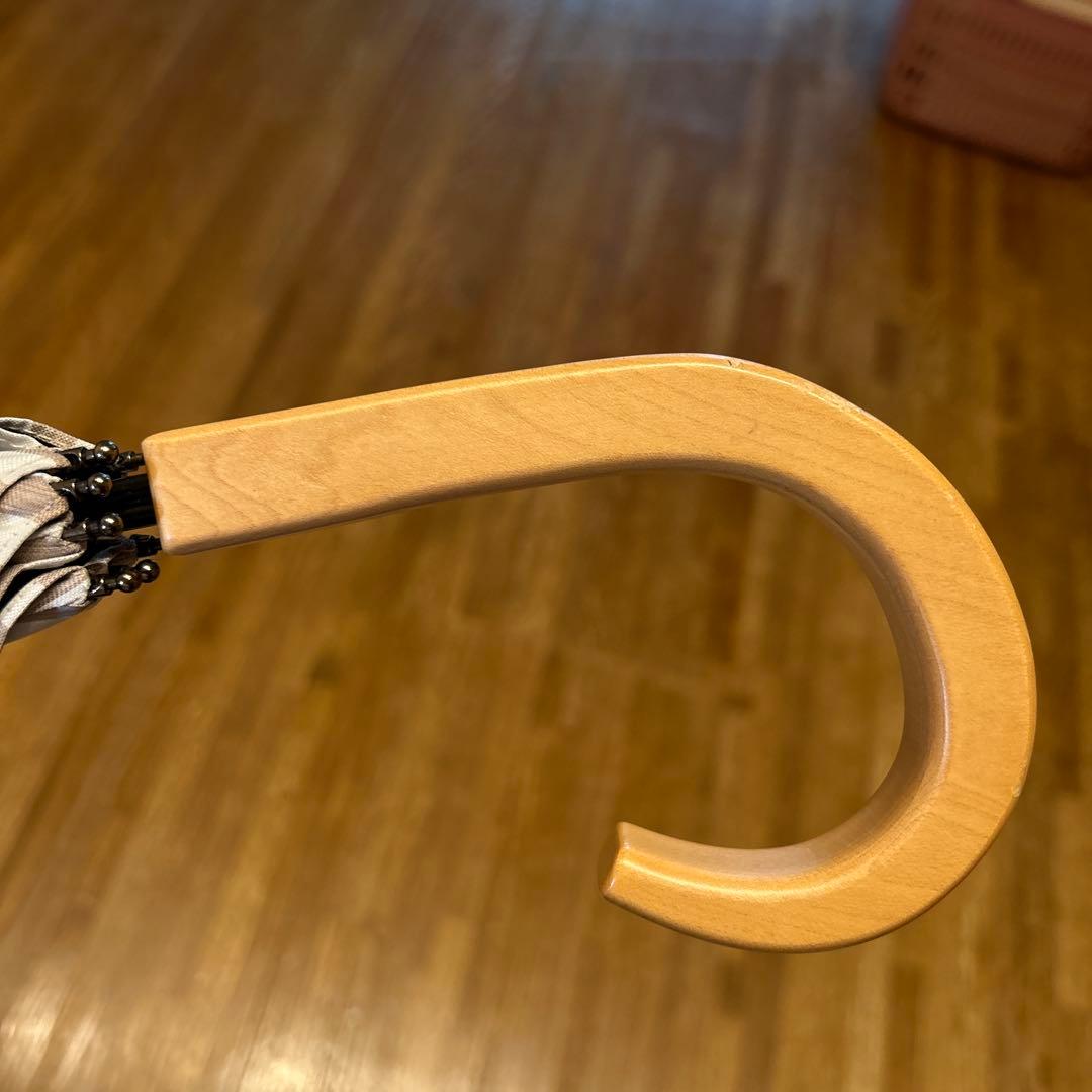 サンバリア 日傘　Sサイズ　ストライプ　モカ