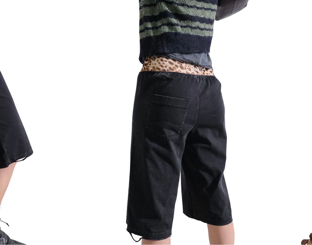 パンツ perverze Damaged Jersey Pants