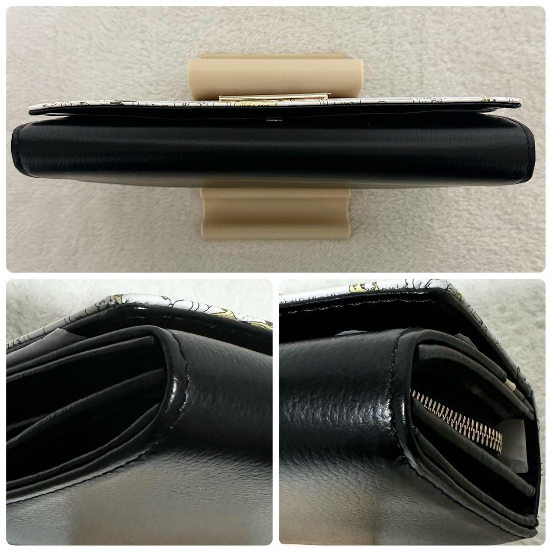 【未使用】【箱・カード付き】サマンサタバサ　スヌーピー　長財布　本革　レザー