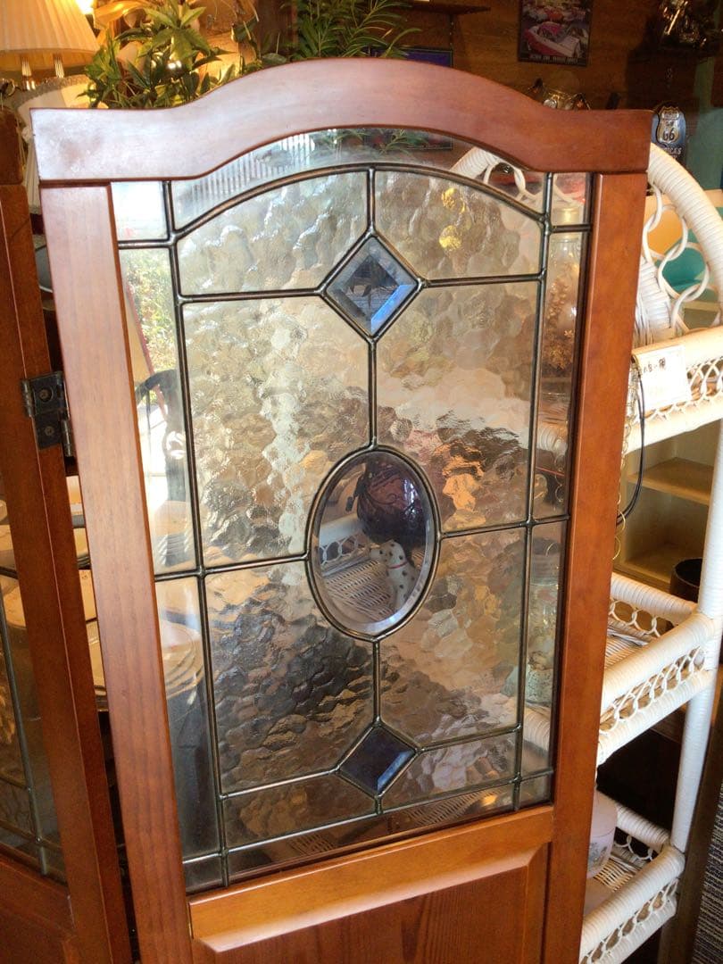 [楓] ステンドグラス　パーテーション　衝立　間仕切り