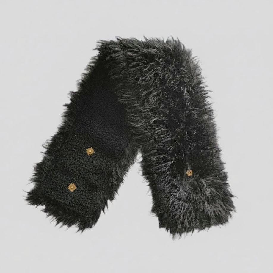 S’YTEサイト/ティペット/ストール/ブラック/YOHJI YAMAMOTO