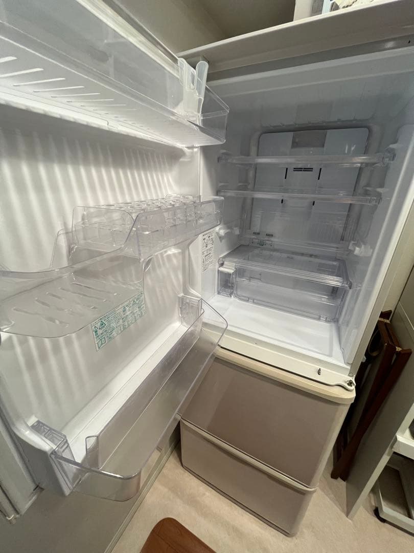 SHARP 冷蔵庫 SJ-PW35B-C(2016年式 350L)