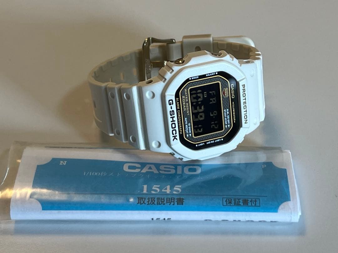 G-SHOCK DW-5025B-7JF 25周年 白オリジン スピード