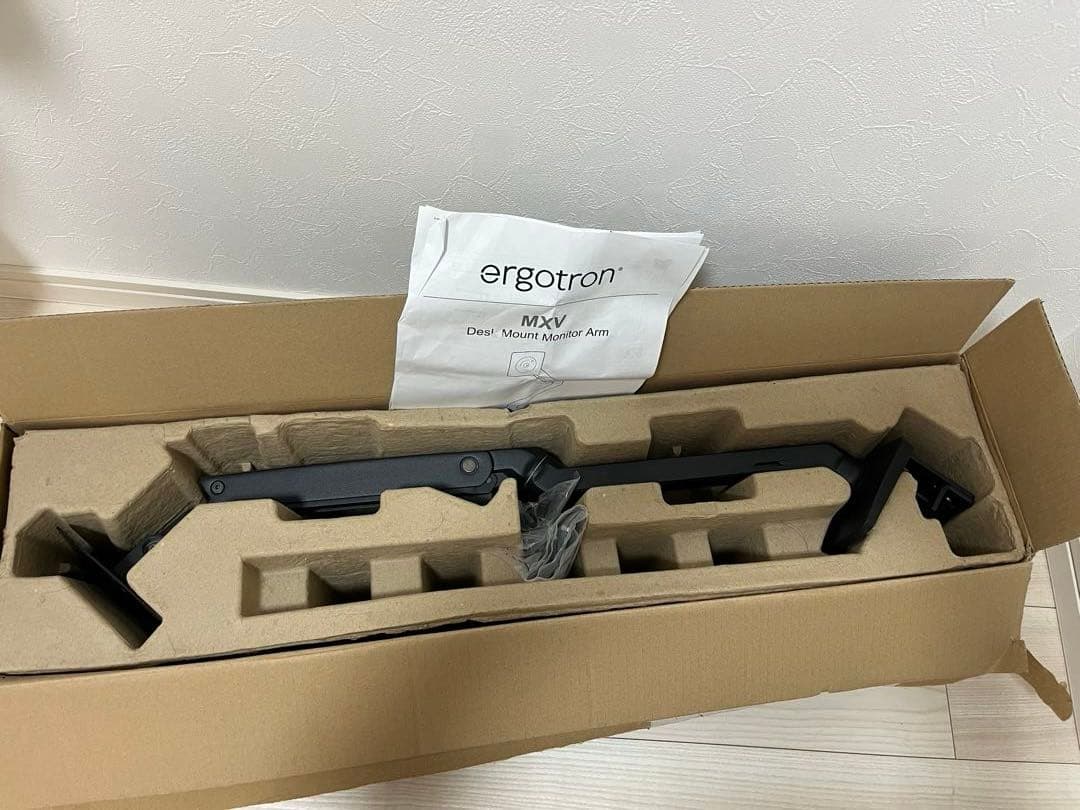エルゴトロン MXV デスク モニターアーム ブラック45-486-224
