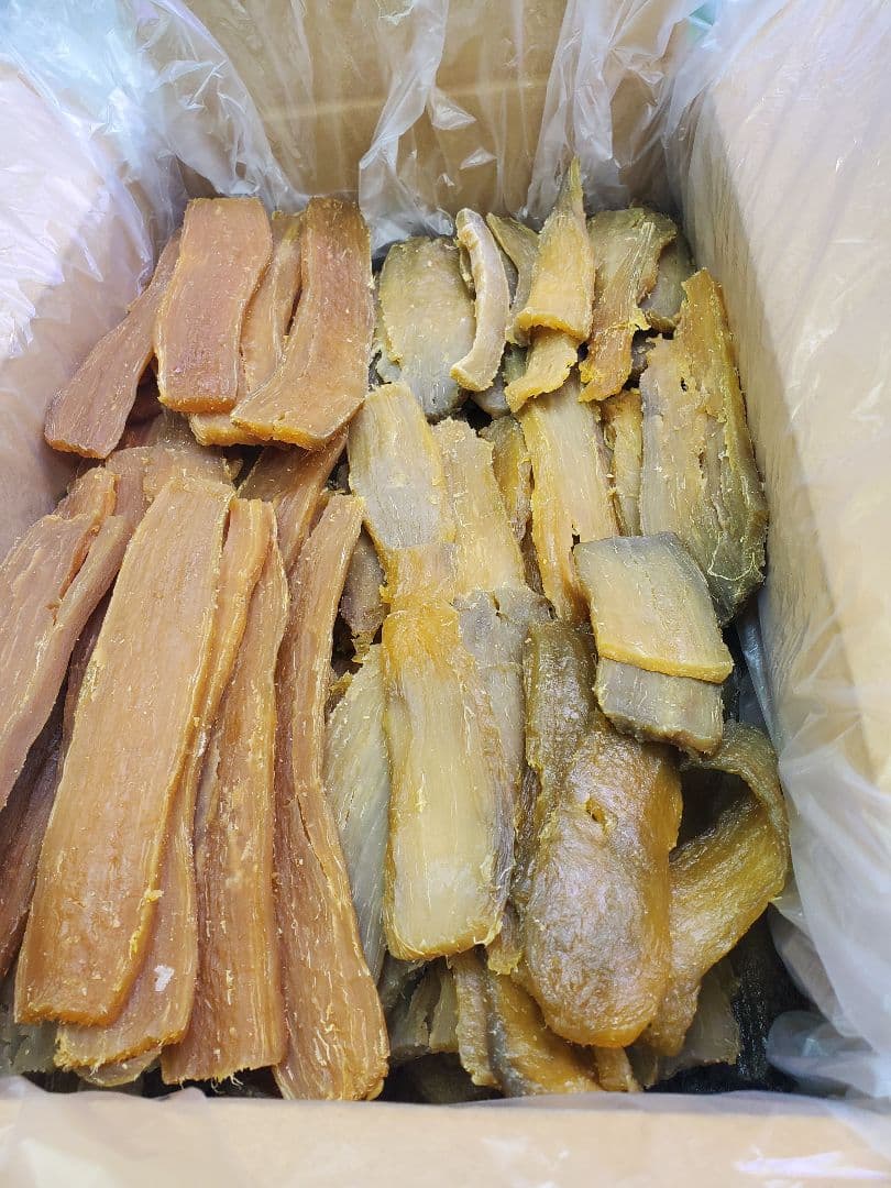 1規格外品　茨城県産　紅はるか　干しいも箱込み10キロ