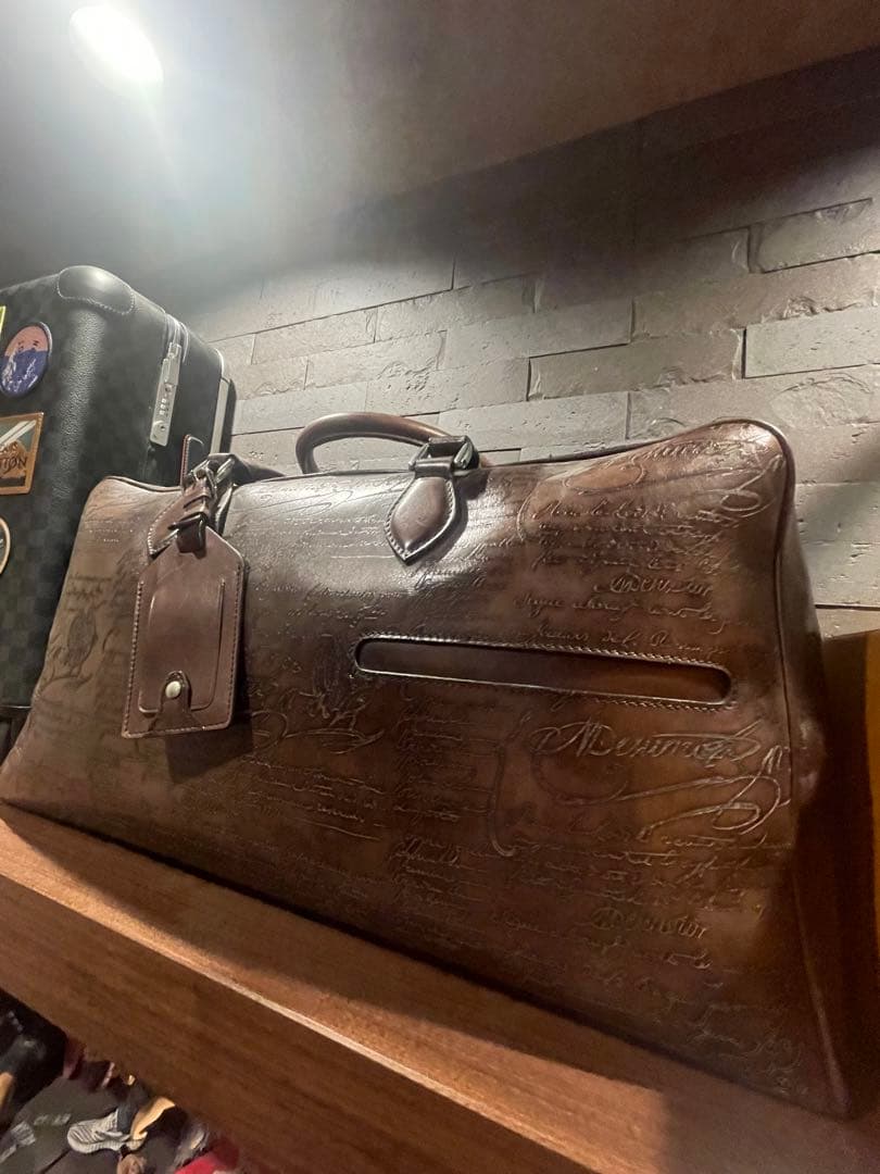 ベルルッティ　ボストン　ショルダーバッグ