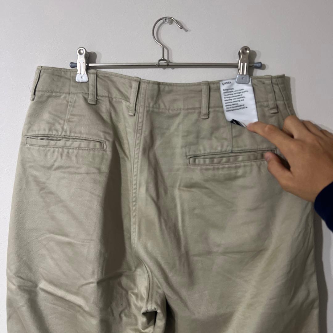 【最終値下げ】CIOTA スビンコットンウエポンチノパンツ 綿100% サイズ5