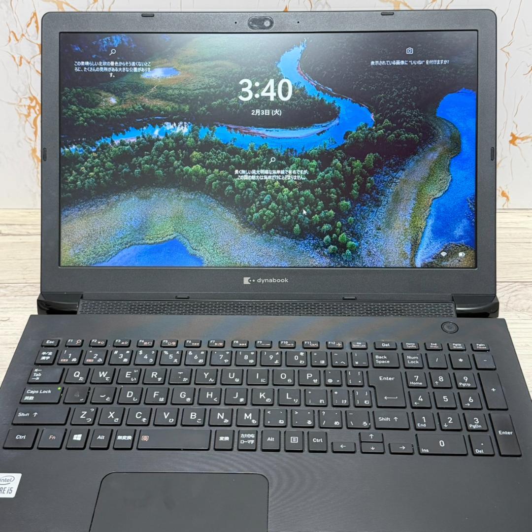 dynabook BJ65/FS 15.6インチ ノートPC オフィス カメラ