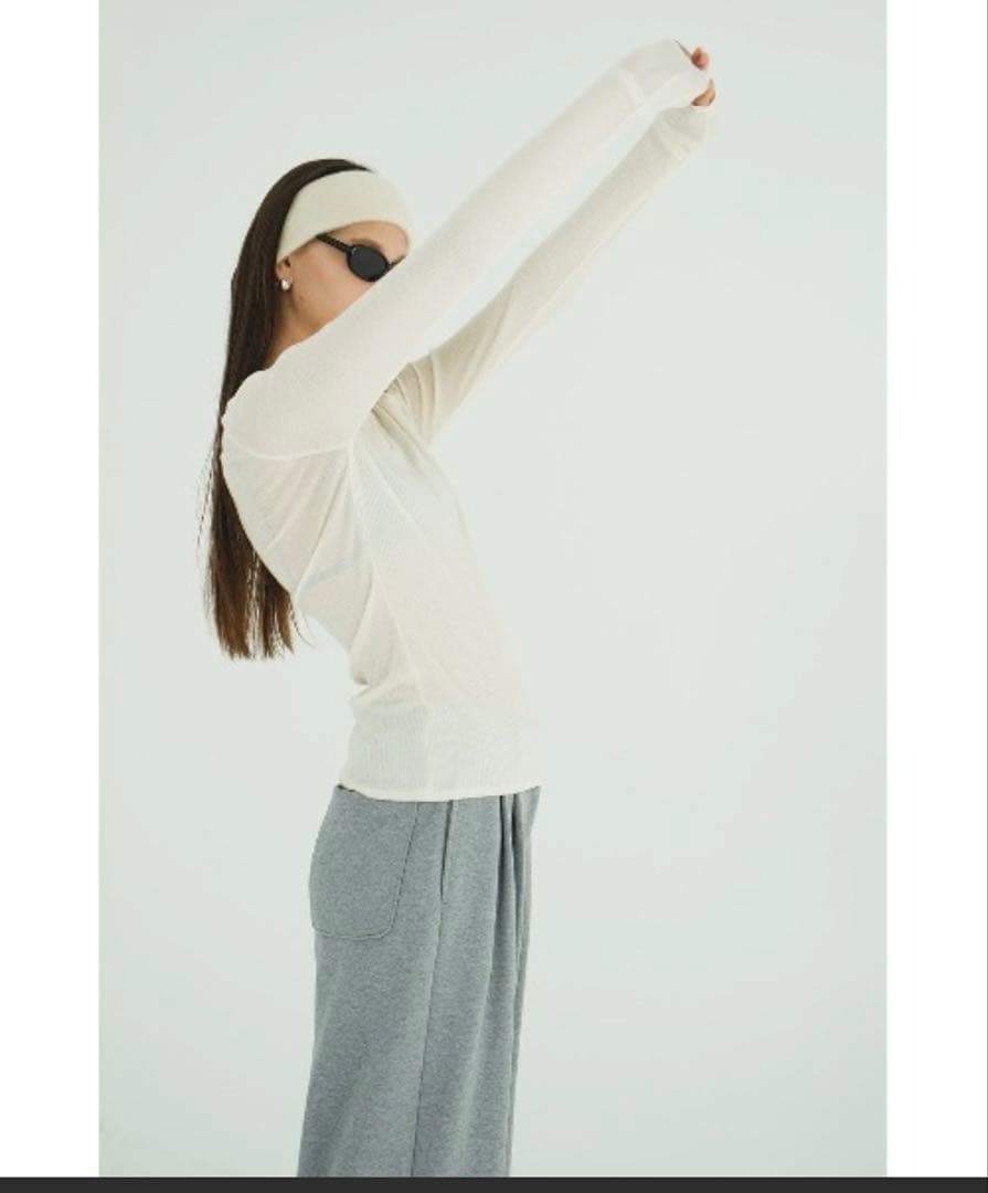 【CLANE/クラネ】レイヤードショルダーカットトップス　1