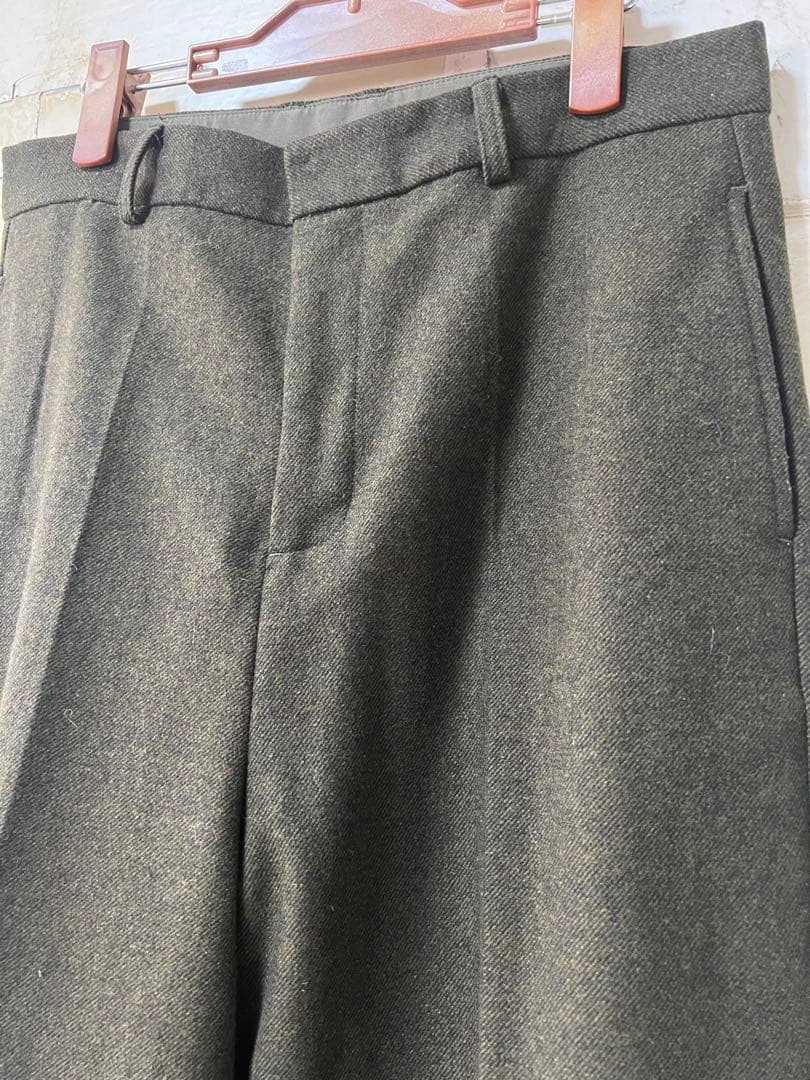 ウール混 ダブルブレスト ジャケット / テーパードパンツ