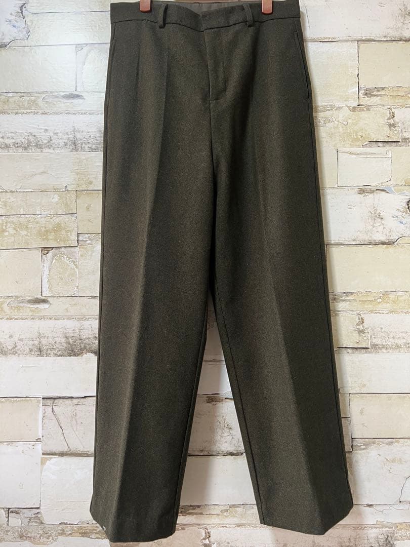 ウール混 ダブルブレスト ジャケット / テーパードパンツ