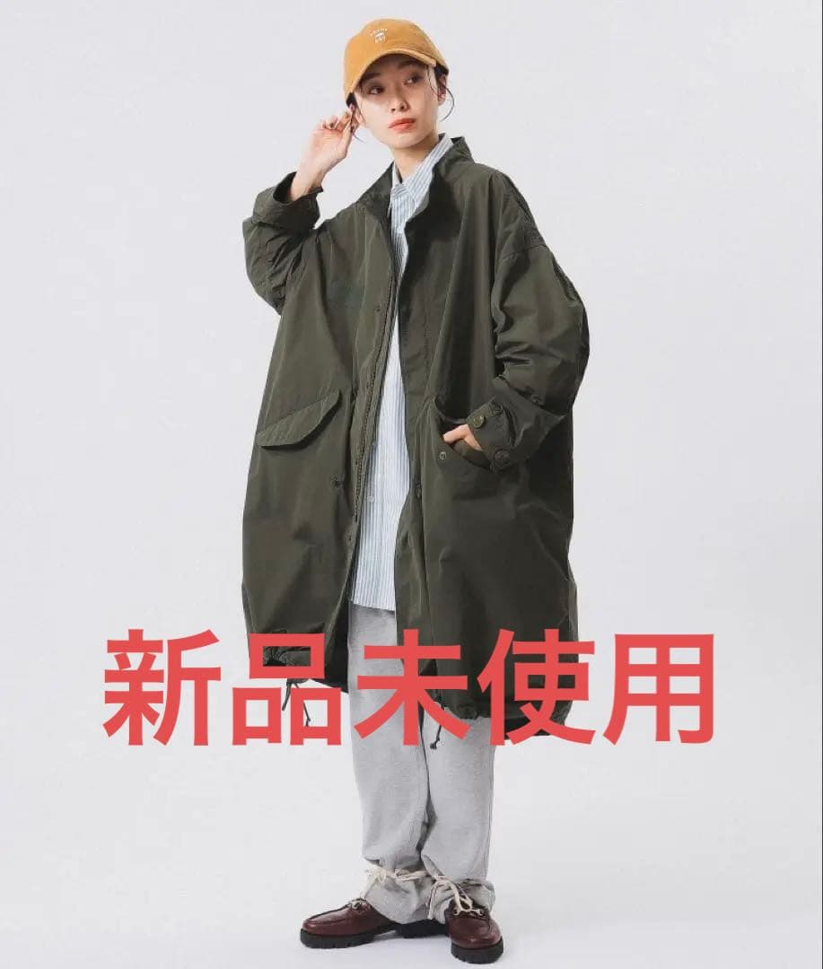 新品未使用　ビームスボーイ　ソロテックス M65 パーカ　オリーブ
