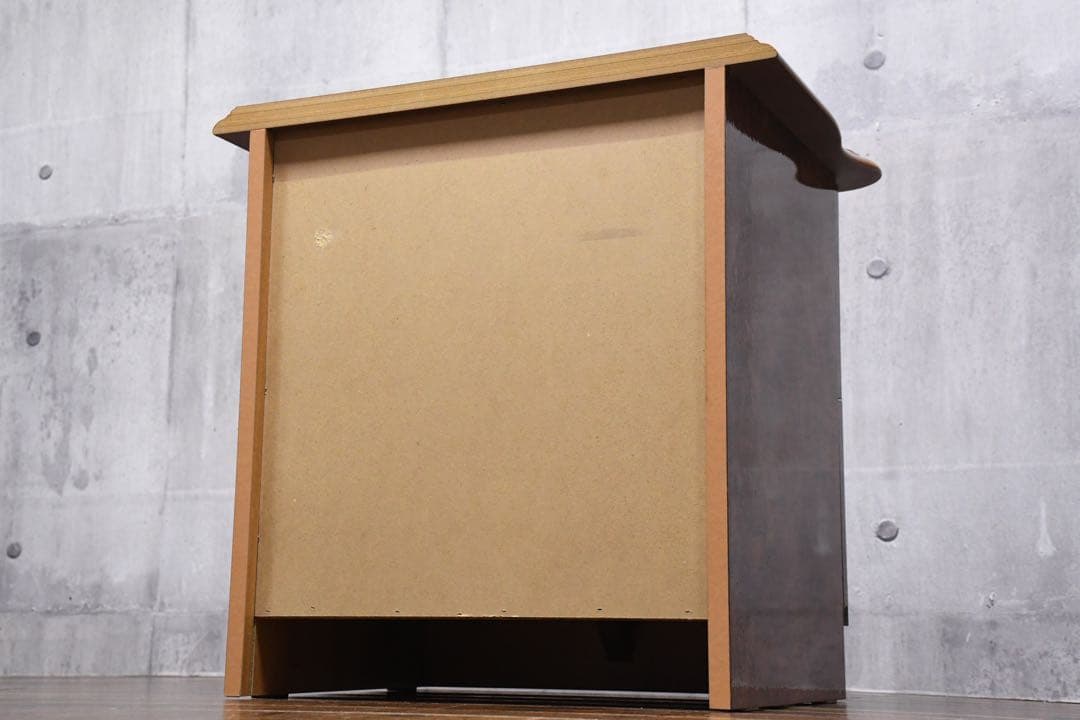 ECK35 イタリア製 2段サイドチェスト ベッドサイドテーブル ナイトテーブル