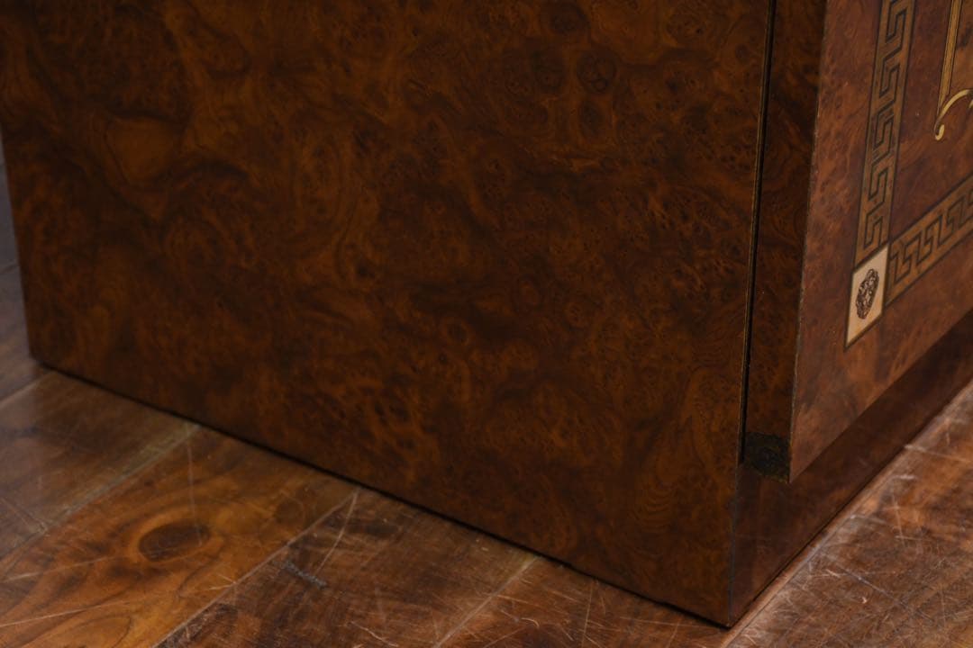 ECK35 イタリア製 2段サイドチェスト ベッドサイドテーブル ナイトテーブル