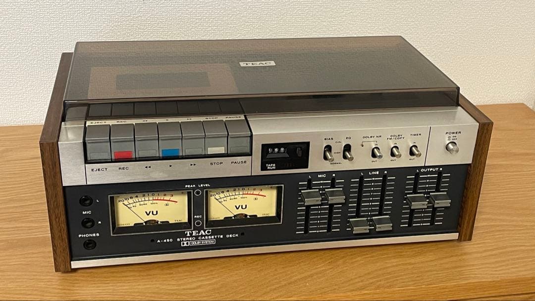 【音出確認済】TEAC A-450カセットデッキ