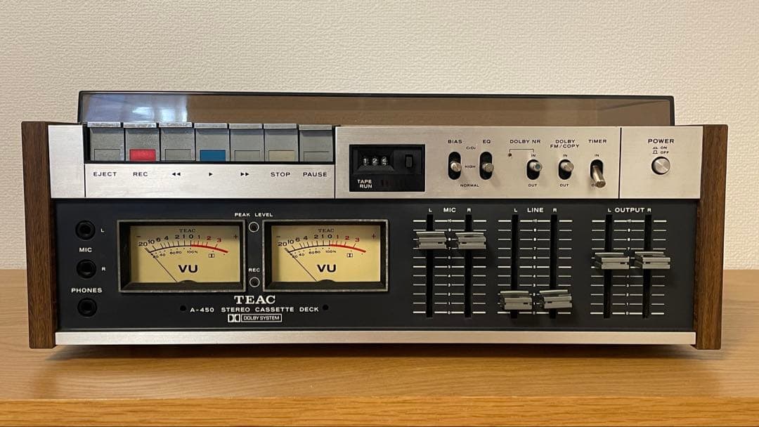 【音出確認済】TEAC A-450カセットデッキ