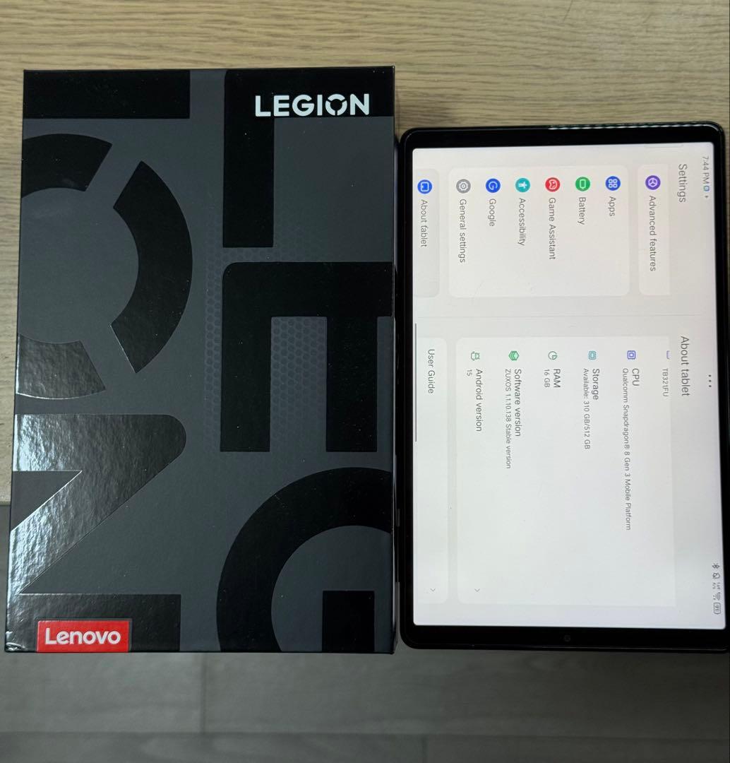 「超美品」Legion y700 2025モデル 3rd gen 16+512