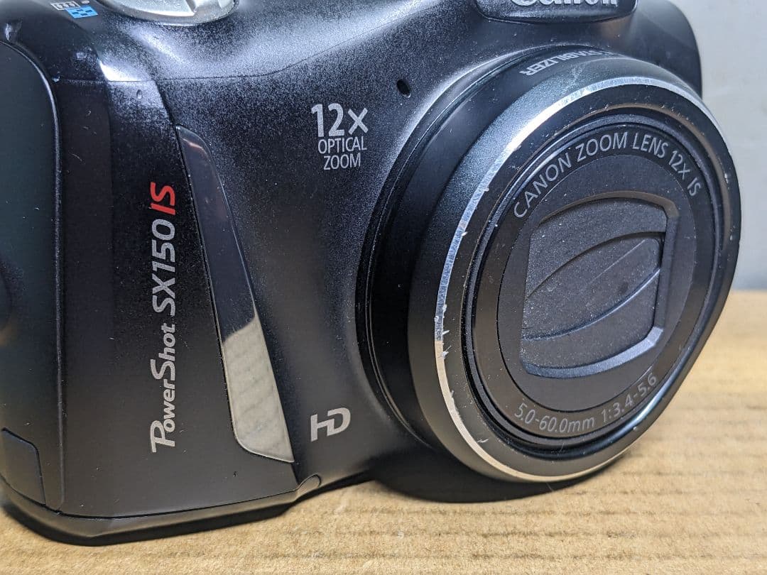 Canon キャノン PowerShot SX150IS ブラック 訳有り現状品