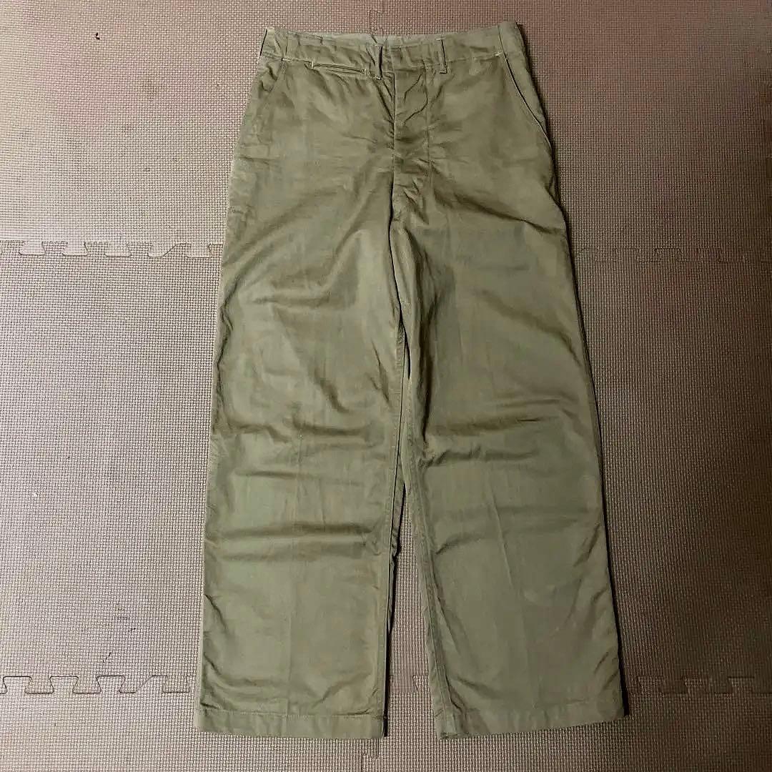 本物 アメリカ海兵隊 USMC 40s カーキ チノパン チノ　マリンコチノ